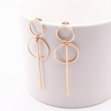 Load image into Gallery viewer, Fashion Statement Earrings 2019 Big Geometric Round Earrings For Women Hanging Dangle Earrings Drop Earing Modern Female Jewelry
