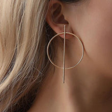 Load image into Gallery viewer, Fashion Statement Earrings 2019 Big Geometric Round Earrings For Women Hanging Dangle Earrings Drop Earing Modern Female Jewelry
