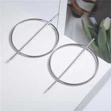 Load image into Gallery viewer, Fashion Statement Earrings 2019 Big Geometric Round Earrings For Women Hanging Dangle Earrings Drop Earing Modern Female Jewelry

