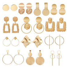 Load image into Gallery viewer, Fashion Statement Earrings 2019 Big Geometric earrings For Women Hanging Dangle Earrings Drop Earing modern Jewelry
