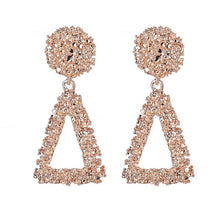Load image into Gallery viewer, ALIUTOM Fashion Statement Earrings Big Metal Geometric Pendant Earrings For Women Hanging Dangle Earrings Drop Earing Bohemian
